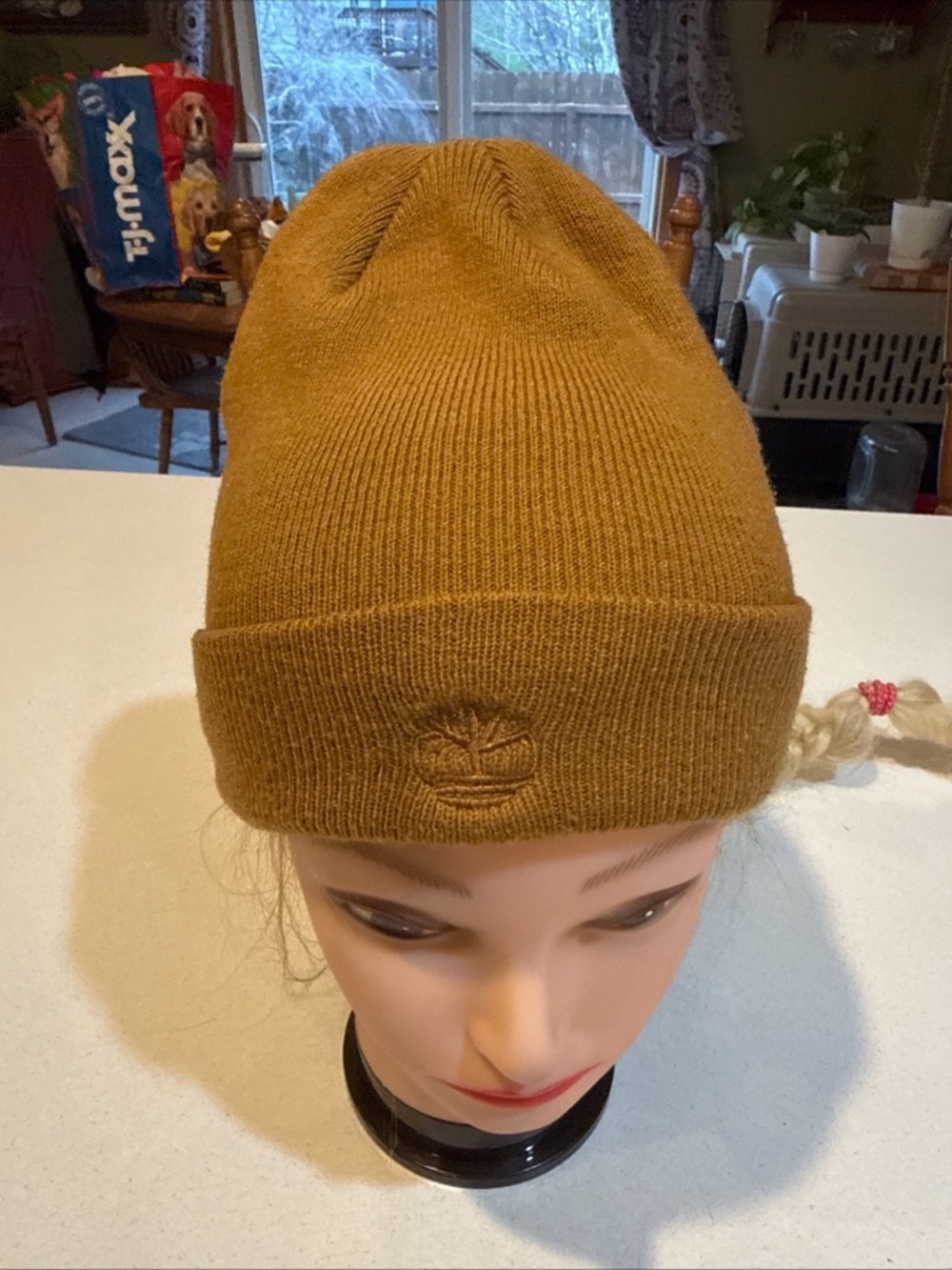 Timberland Golden Yellow Knit Cuffed Beanie
